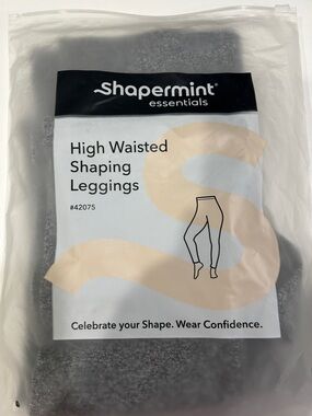 Shapermint Gray High Waisted Shaping Leggings